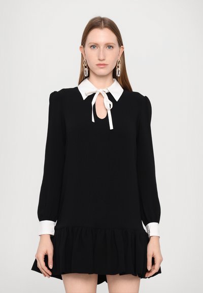 Cinq à Sept CALA DRESS - Rochie tip cămașă - black/ivory