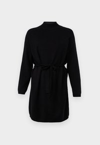 ONLLEVA BELT DRESS - Φόρεμα-πουλόβερ - black