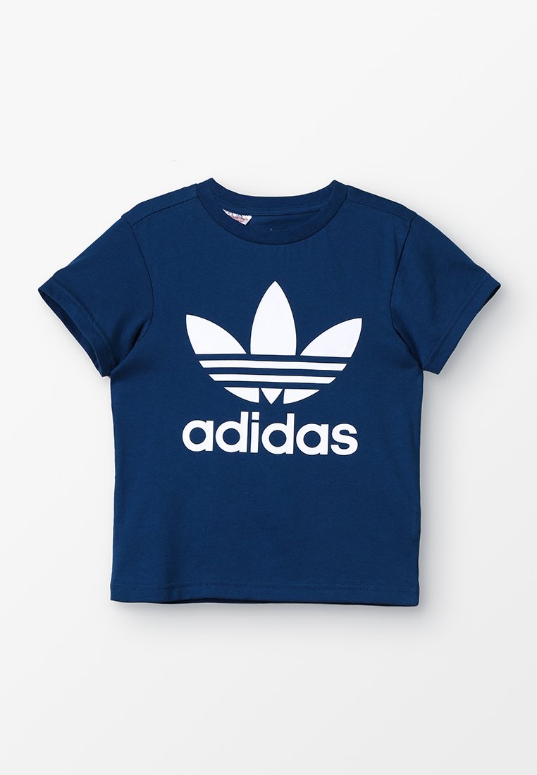 adidas Originals TREFOIL T Shirt print legend marine adidas Originals TREFOIL TEE T Shirt print scarlewhite