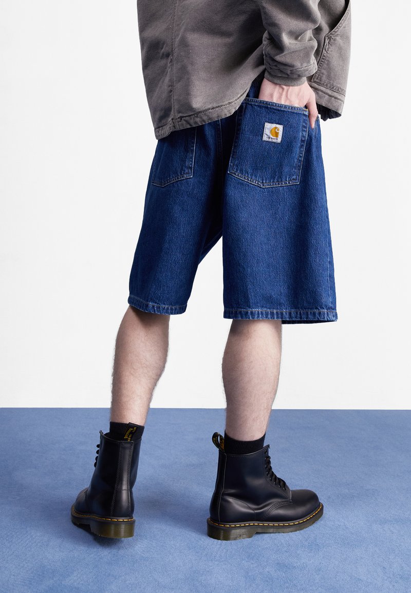 Carhartt WIP BRANDON Jeans Shorts blue stone washed/stoneblue