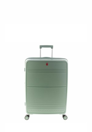 4 ROLLEN TROLLEY 75CM MIT DEHNFALTE - Wheeled suitcase - jade green