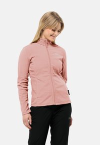 Jack Wolfskin TAUNUS - Giacca in pile - rose dawn