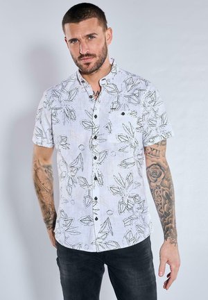 Emilio Adani KURZARM - Hemd - naturweiss