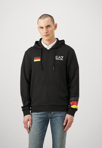 EA7 Emporio Armani - Zip-up sweatshirt - nero Thumbnail Image 1