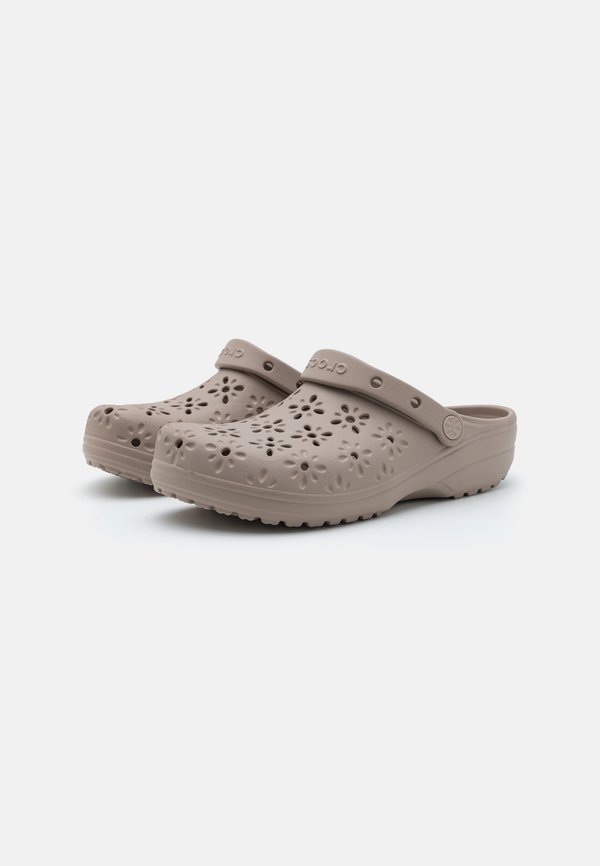 CLASSIC FLORAL CUT OUT UNISEX - Mules - taupe4