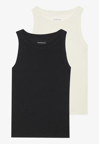 2 PACK - Tops - black/egret