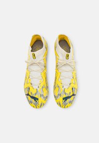 Puma FUTURE ULTIMATE FG/AG - Scarpe da calcio per erba sintetica - sedate gray/asphalt/yellow blaze