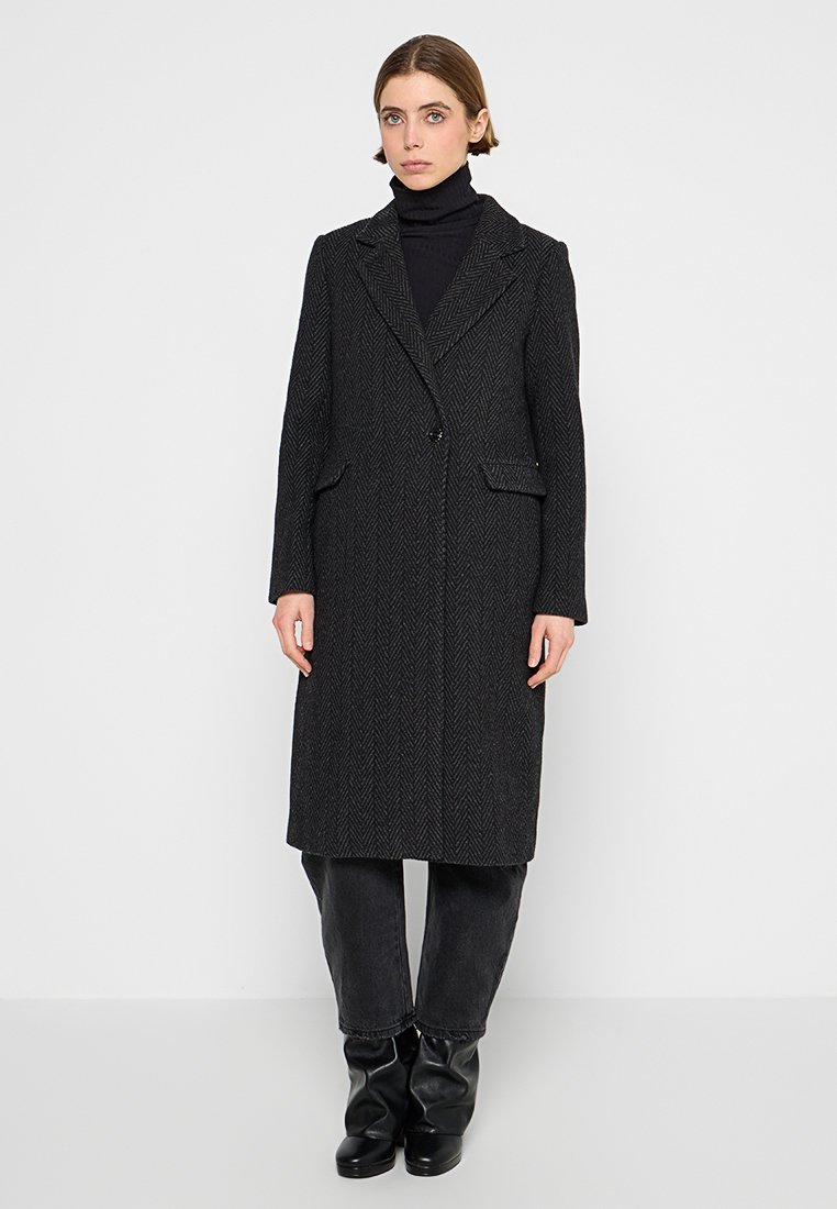 Scotch & Soda Mantel zwart