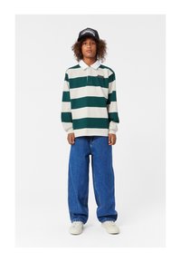 Molo RELZ LONG SLEEVES - Polo majica - white pine
