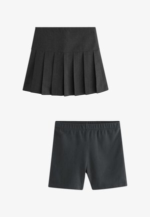 Next, SET - REGULAR FIT - Plooirok - grey