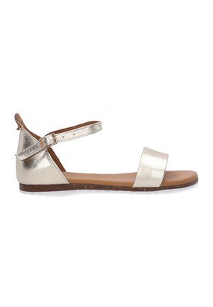 Sandalen met enkelbandjes - gold coloured