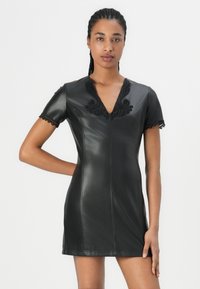 TWINSET COATED DRESS - Koktailové šaty/večierkové šaty - nero