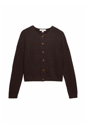Marks & Spencer, RICH BUTTON THROUGH - Vest - raisin
