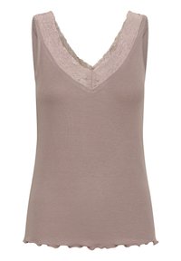 JENNA - Top - deep taupe