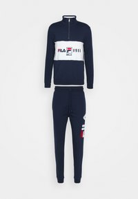 Fila MAN HALF ZIP - Pyjama - navy/donkerblauw - Zalando.be