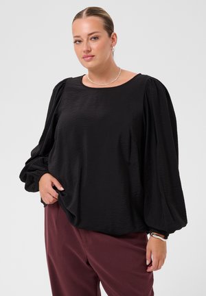 Kaffe Curve, KCGILA BLOUSE - Μπλούζα - black deep