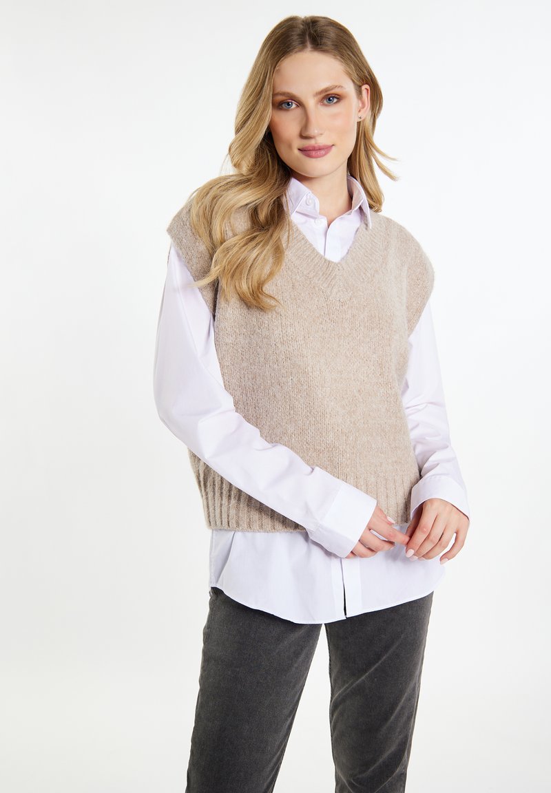 DreiMaster - DREIMASTER INCUS - Jumper - hellkamel melange, Enlarge