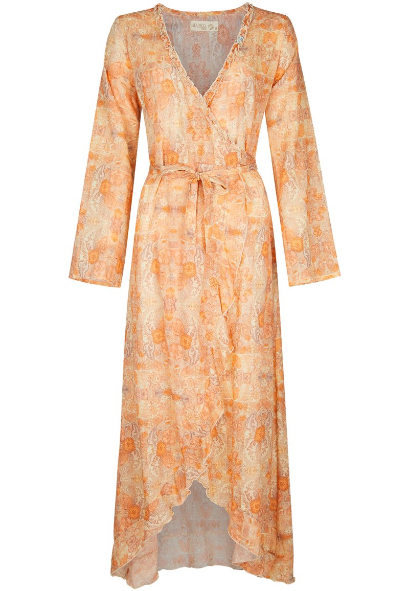 Isla Ibiza Bonita Freizeitkleid Orange Zalando De 