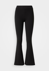 FLARE TROUSERS - Broek - black