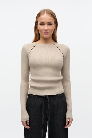 ENLANA - Pullover - chinchilla mel