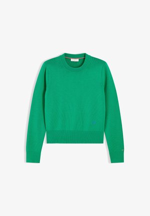 Tommy Hilfiger, TOMMY HILFIGER PREMIUM KNIT CREW NECK JUMPER - Strickpullover - green