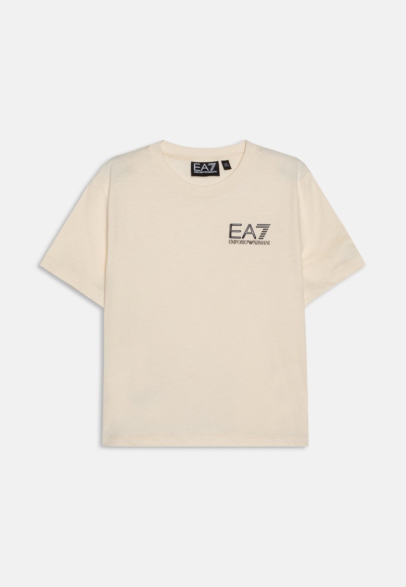 EA7 Emporio Armani UNISEX - Paprasti marškinėliai - whitecap/gray