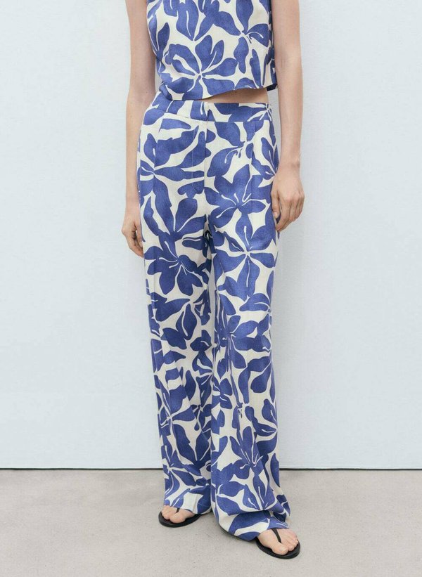 FLORAL PRINT - Stoffhose