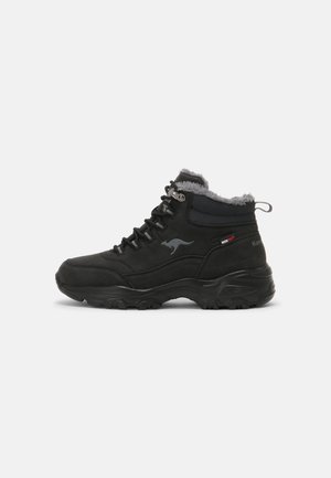 KW-COZY - Lace-up ankle boots - jet black