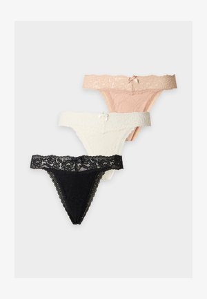 Hunkemöller, MADISON 3 PACK - Прашки - caviar