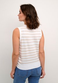 Kaffe KALIZZY - Blouse - chalk feather grey stripe