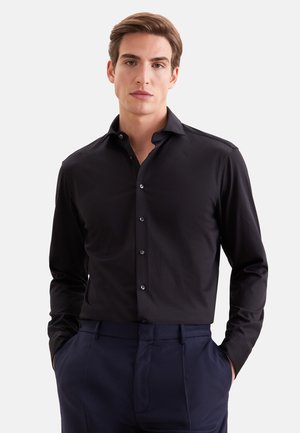 Seidensticker, REGULAR - JERSEY - Skjorter - black