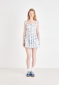 GAP - SMOCKED TIE MINI - Day dress - blue Thumbnail Image 1