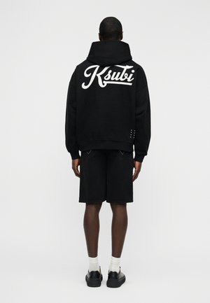 OUTFIELD EKCESS - Kapucnis pulóver - black