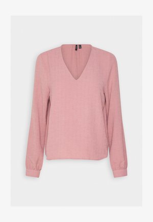 Vero Moda VMVANA V NECK - Bluză - nostalgia rose
