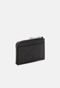 KARL LAGERFELD LOOM ZIP CARDHOLDER UNISEX - Portafoglio - black