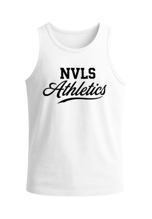 Neverless, TANKTOP HERREN MIT GRAFIK-PRINT - NVLS ATHLETICS - TRÄGERSHIRT - Top - weiß