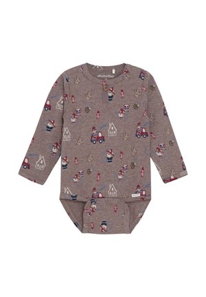 Body - dark brown melange