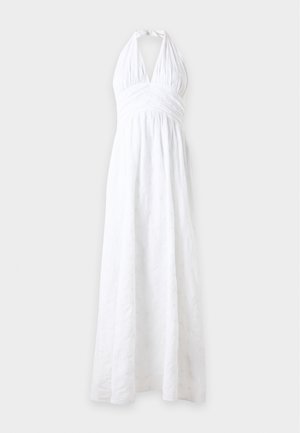 Gina Tricot, HALTERNECK DRESS - Robe longue - white