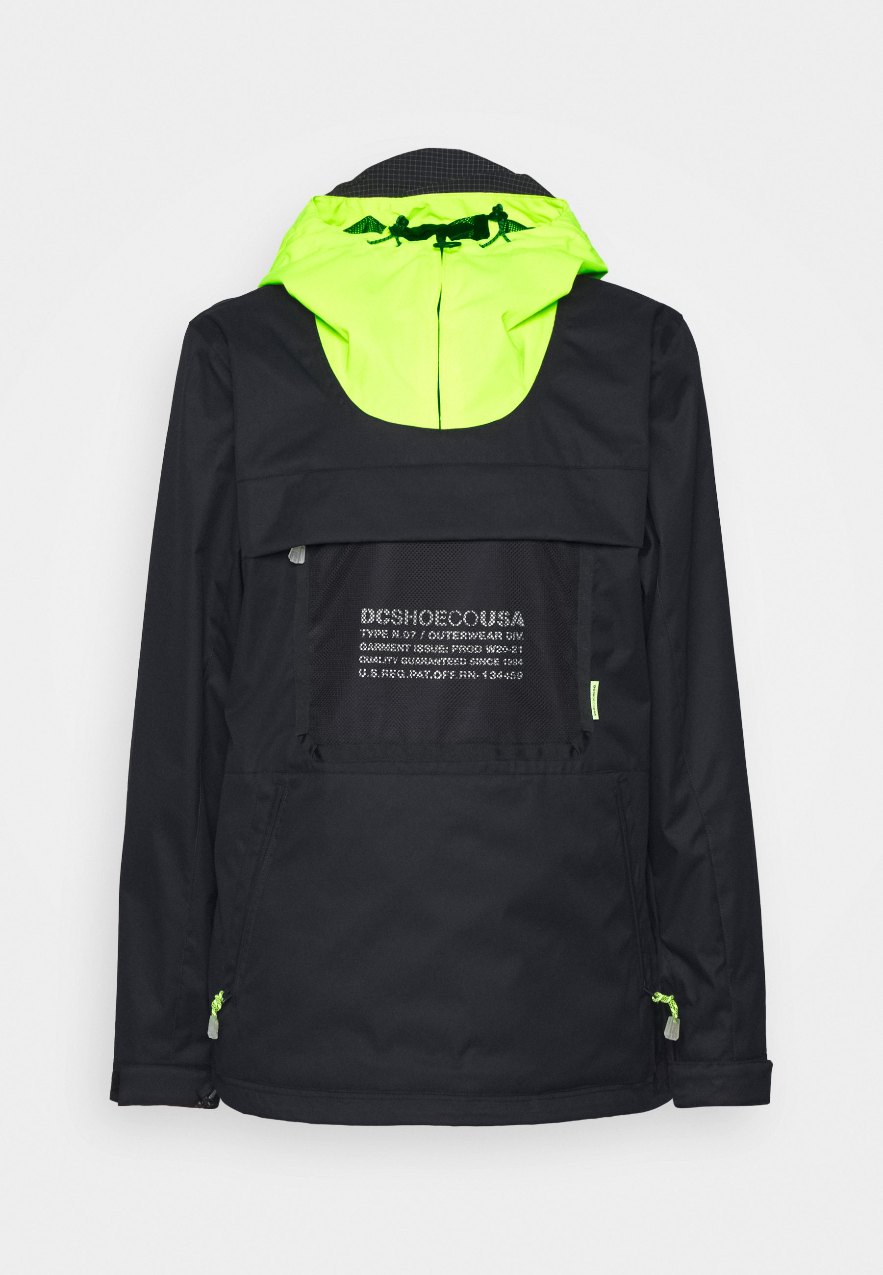 DC Shoes ASAP ANORAK Veste de snowboard blacknoir veste de ski dc shoes defy bordeau femme