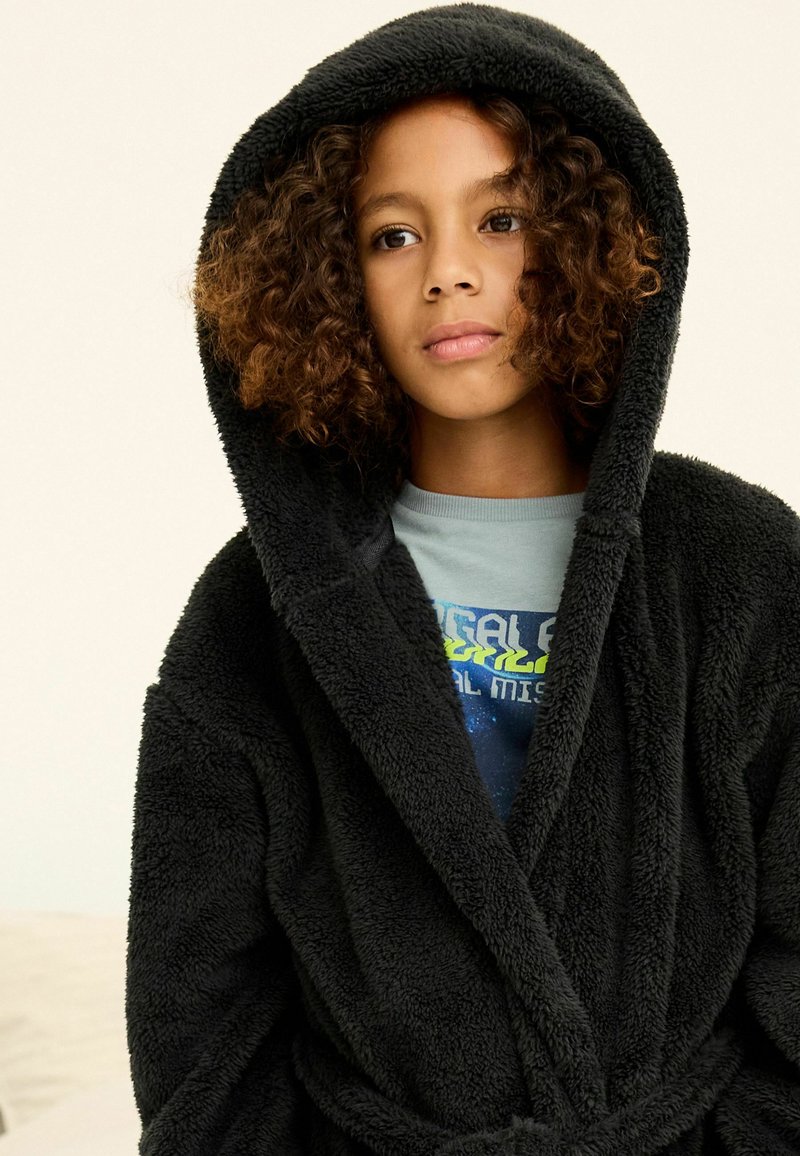 Next FLEECE DRESSING GOWN . Accappatoio black/nero Zalando.it