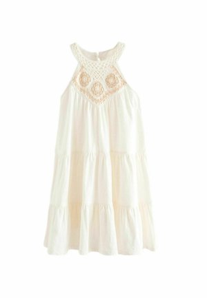 REGULAR FIT - Jerseyklänning - white