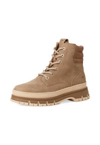 Tamaris ELEGANTE REMOVABLE SOCK - Bottines à plateau - taupe