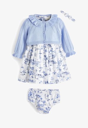 4 PIECE SET - Vestito estivo - blue white floral
