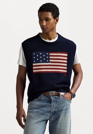 SLEEVELESS - Jersey de punto - hunter navy