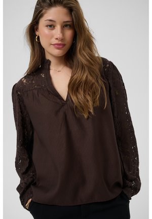 Cream, CRLISELIN - Blouse - chocolate plum