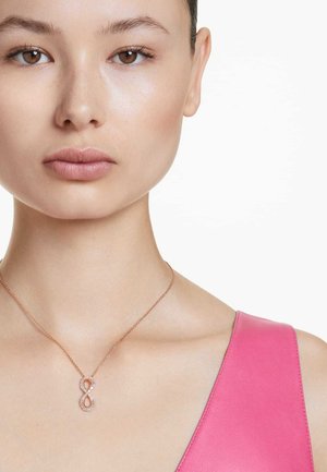 Necklace - rose gold tone