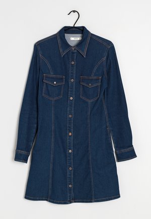 Mango Robe en jean - blue