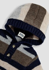 JoJo Maman Bébé STRIPED - REGULAR FIT - Felpa con cappuccio - brown