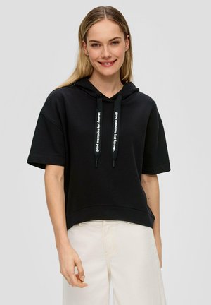 s.Oliver, MIT HALBLANGEN ÄRMELN - T-shirt imprimé - schwarz