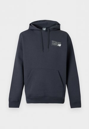 New Balance, REIMAGINED HOODIE - Kapuzenpullover - dark night